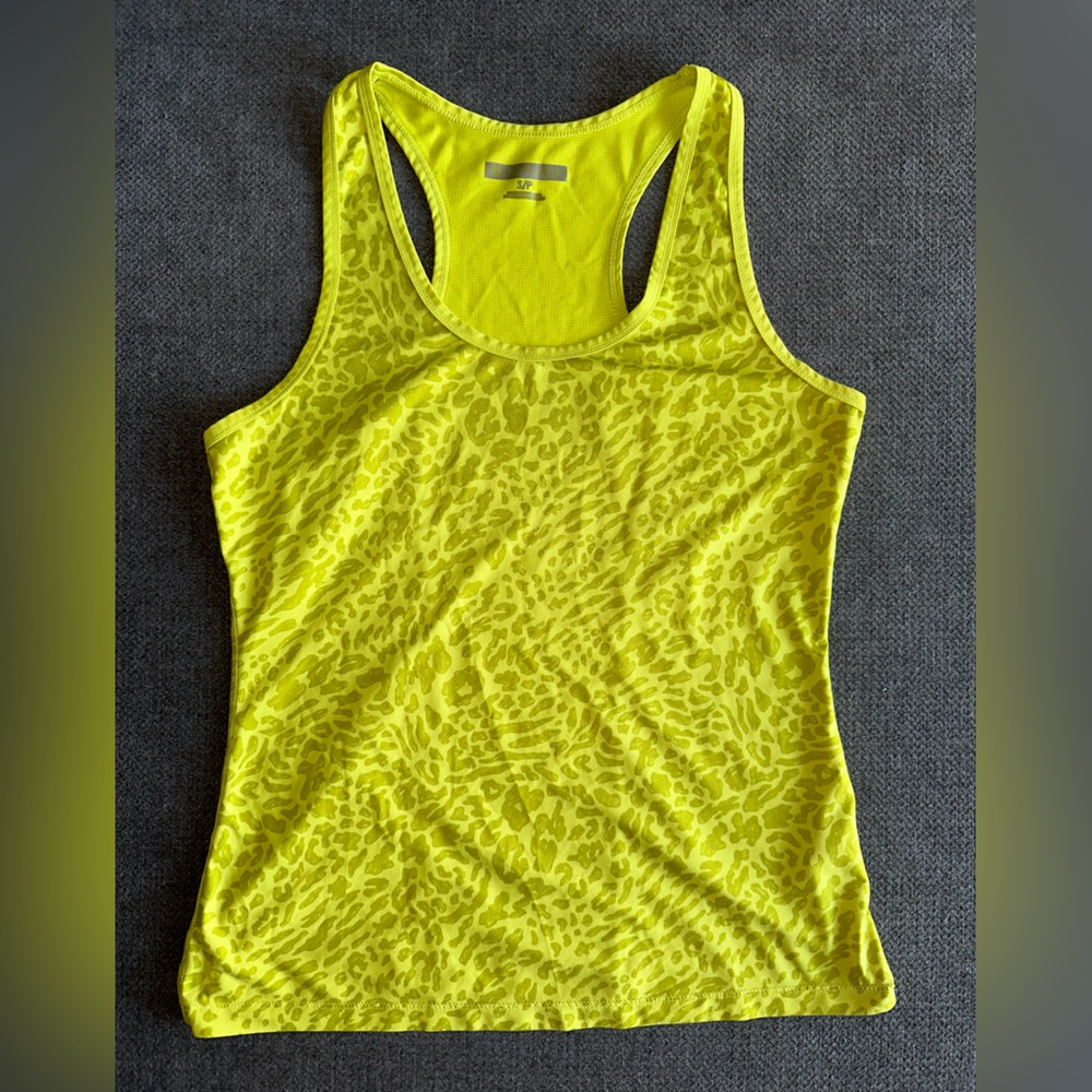 Yellow Athletic Tank Top